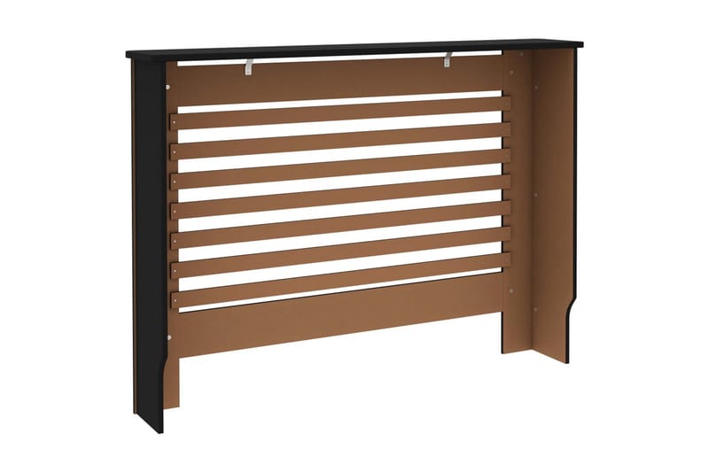 Radiatorskjuler 112x19x81 cm Mdf Sort - Sort - Hus & renovering - Klimakontrol - Opvarmning