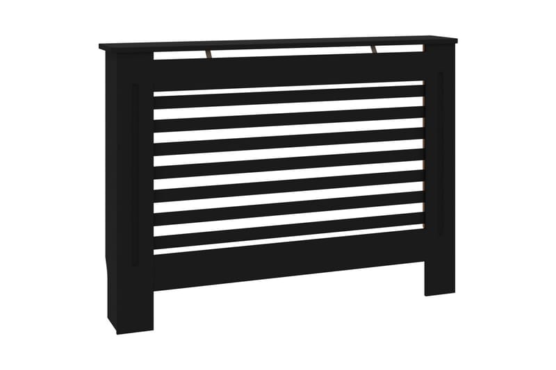 Radiatorskjuler 112x19x81 cm Mdf Sort - Sort - Hus & renovering - Klimakontrol - Opvarmning
