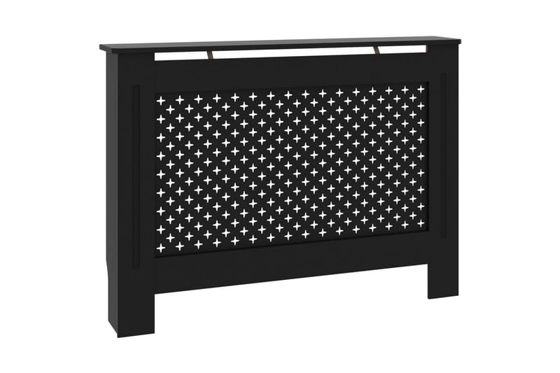Radiatorskjuler 112x19x81 cm Mdf Sort - Sort - Hus & renovering - Klimakontrol - Opvarmning
