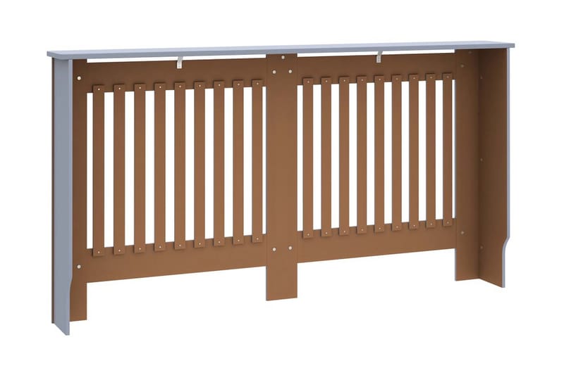 Radiatorskjuler 152x19x81 cm Mdf Antracitgrå - Grå - Hus & renovering - Klimakontrol - Opvarmning