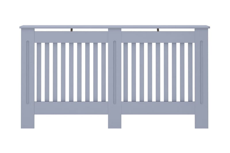 Radiatorskjuler 152x19x81 cm Mdf Antracitgrå - Grå - Hus & renovering - Klimakontrol - Opvarmning