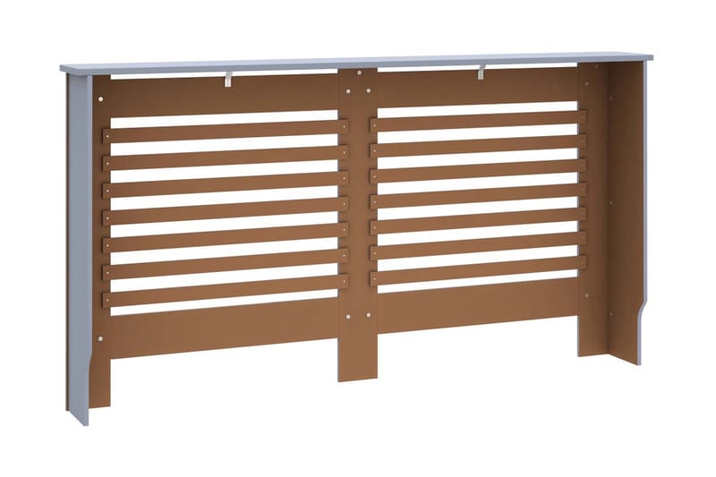 Radiatorskjuler 152x19x81 cm Mdf Antracitgrå - Grå - Hus & renovering - Klimakontrol - Opvarmning