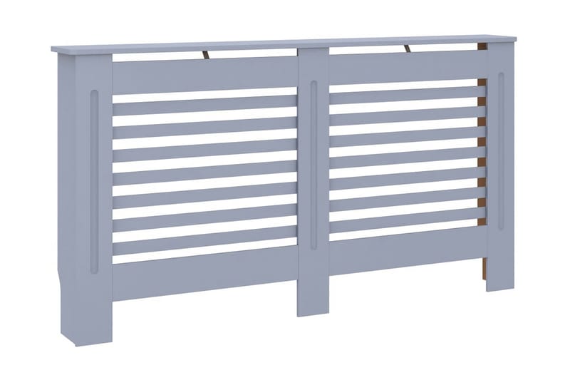 Radiatorskjuler 152x19x81 cm Mdf Antracitgrå - Grå - Hus & renovering - Klimakontrol - Opvarmning