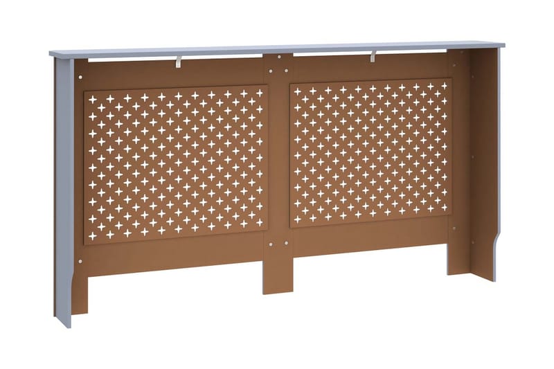 Radiatorskjuler 152x19x81 cm Mdf Antracitgrå - Grå - Hus & renovering - Klimakontrol - Opvarmning