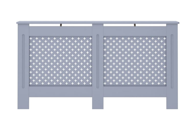 Radiatorskjuler 152x19x81 cm Mdf Antracitgrå - Grå - Hus & renovering - Klimakontrol - Opvarmning