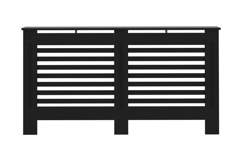 Radiatorskjuler 152x19x81 cm Mdf Sort - Sort - Hus & renovering - Klimakontrol - Opvarmning