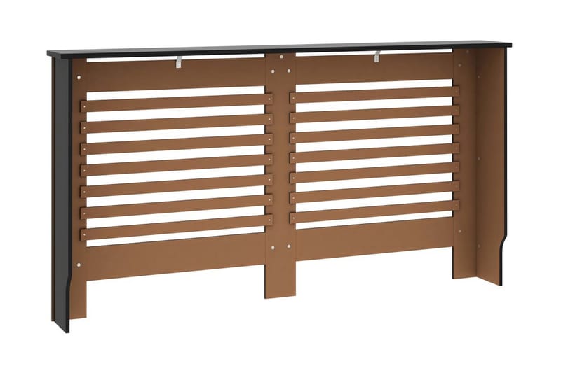 Radiatorskjuler 152x19x81 cm Mdf Sort - Sort - Hus & renovering - Klimakontrol - Opvarmning