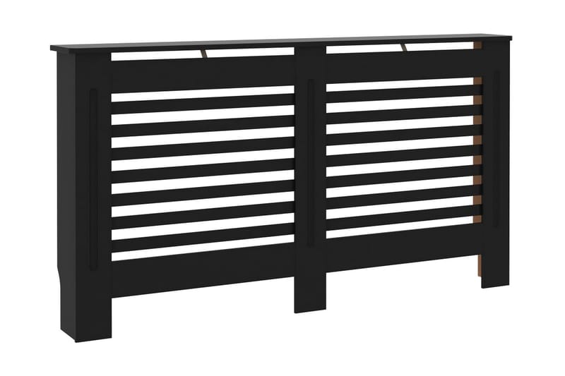 Radiatorskjuler 152x19x81 cm Mdf Sort - Sort - Hus & renovering - Klimakontrol - Opvarmning