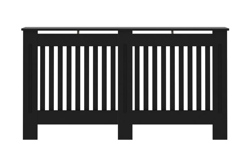 Radiatorskjuler 152x19x81 cm Mdf Sort - Sort - Hus & renovering - Klimakontrol - Opvarmning