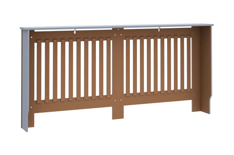 Radiatorskjuler 172x19x81 cm Mdf Antracitgrå - Grå - Hus & renovering - Klimakontrol - Opvarmning
