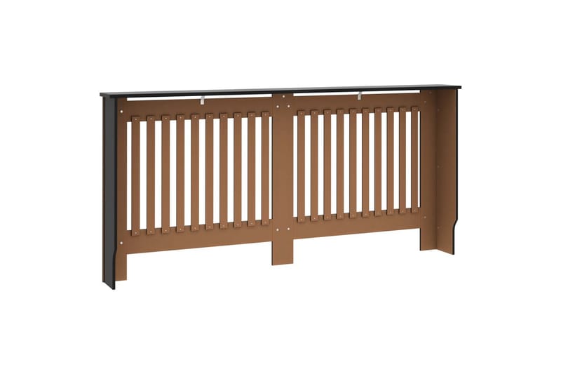 Radiatorskjuler 172x19x81 cm Mdf Sort - Sort - Hus & renovering - Klimakontrol - Opvarmning