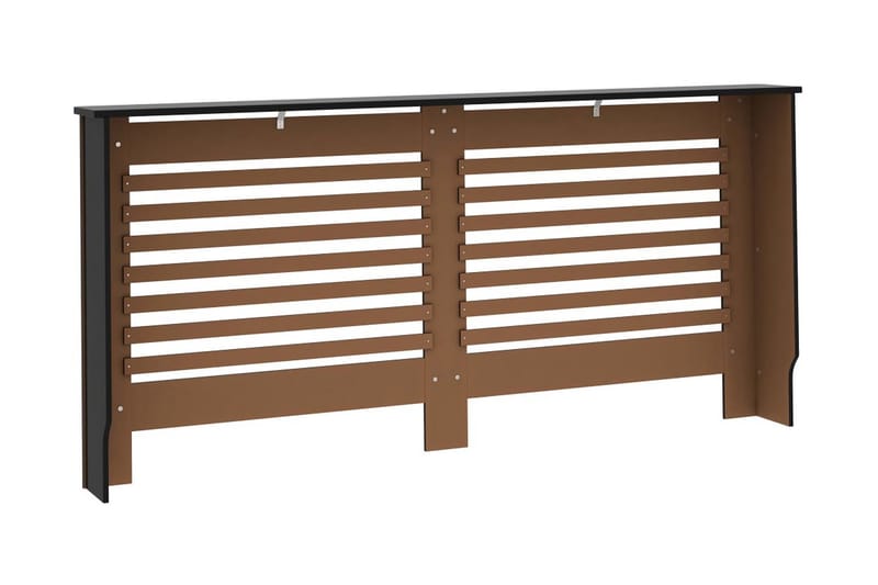 Radiatorskjuler 172x19x81 cm Mdf Sort - Sort - Hus & renovering - Klimakontrol - Opvarmning