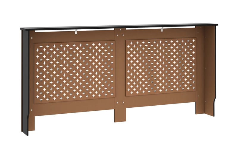 Radiatorskjuler 172x19x81 cm Mdf Sort - Sort - Hus & renovering - Klimakontrol - Opvarmning