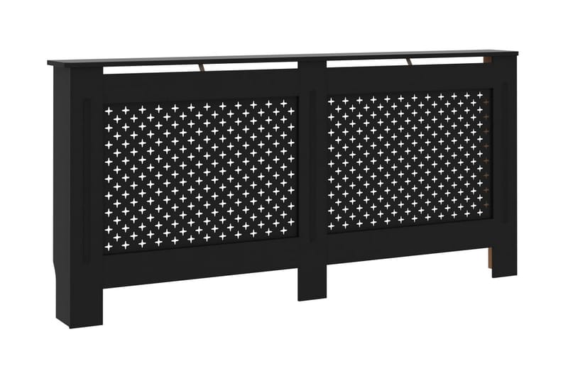 Radiatorskjuler 172x19x81 cm Mdf Sort - Sort - Hus & renovering - Klimakontrol - Opvarmning