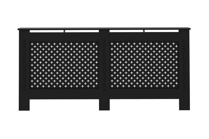 Radiatorskjuler 172x19x81 cm Mdf Sort - Sort - Hus & renovering - Klimakontrol - Opvarmning