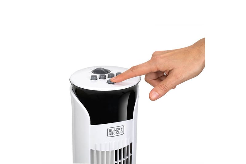 Søjleventilator Black+Decker Hvid 81 cm - 81 cm - Hus & renovering - Klimakontrol - Ventilatorer