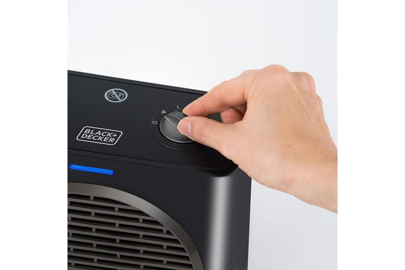 Varmeblæser Black+Decker 1500W Sort - Sort - Hus & renovering - Klimakontrol - Opvarmning