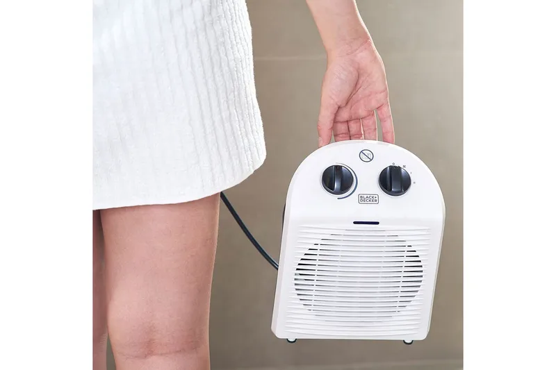 Varmeblæser Black+Decker 2000W Hvid - Hvid - Hus & renovering - Klimakontrol - Opvarmning