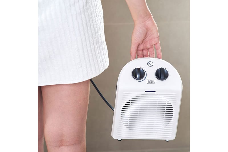 Varmeblæser Black+Decker 2000W Hvid - Hus & renovering - Klimakontrol - Opvarmning