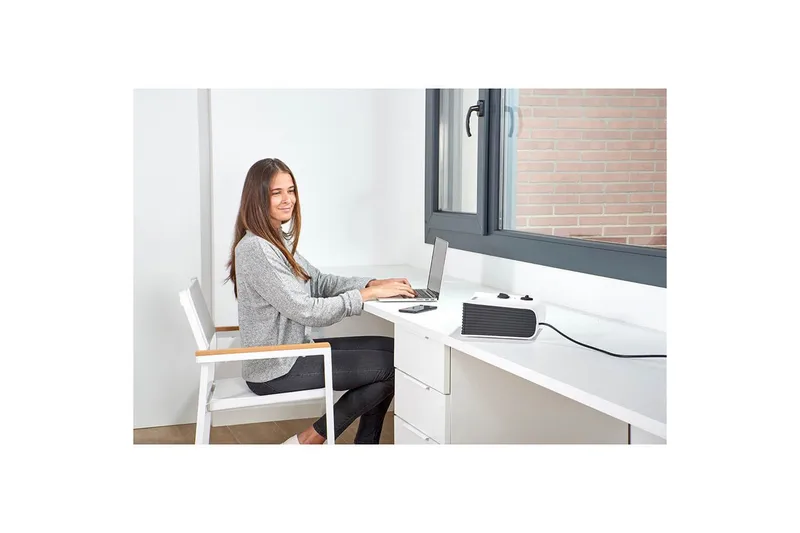 Varmeblæser Black+Decker Justerbar 2000W Hvid - Hvid - Hus & renovering - Klimakontrol - Opvarmning