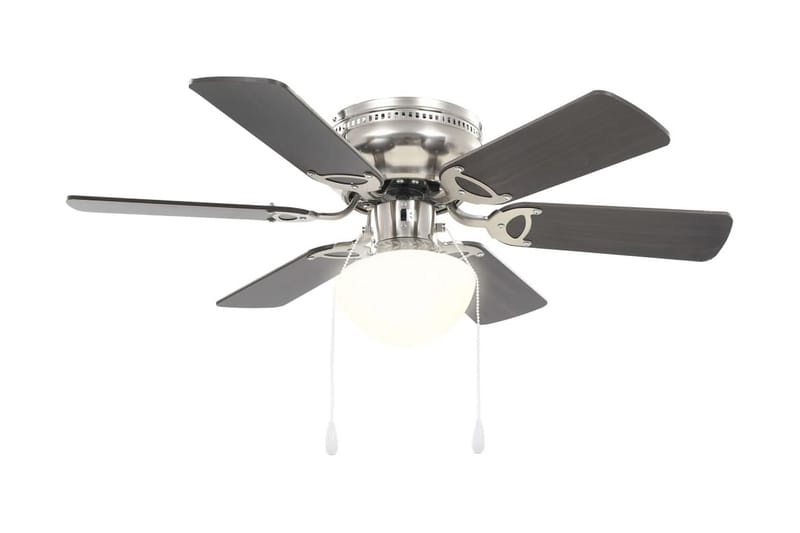 dekorativ loftventilator med lys 82 cm mørkebrun - Hus & renovering - Klimakontrol - Ventilatorer