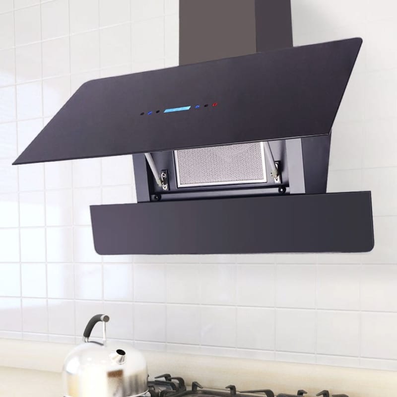 Emhætte Med Touch-Panel 900 Mm Sort - Sort - Hus & renovering - Klimakontrol - Ventilatorer