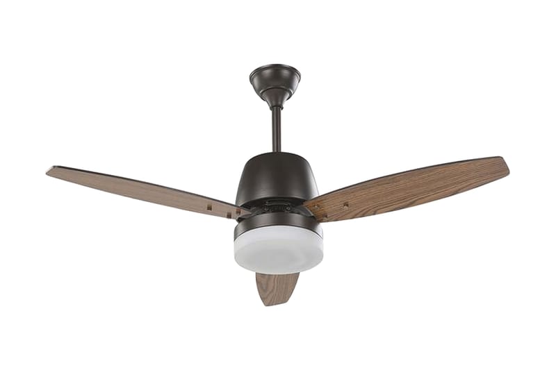 Loupiac Loftsventilator 74 cm med Belysning - Natur/Guld - Hus & renovering - Klimakontrol - Ventilatorer