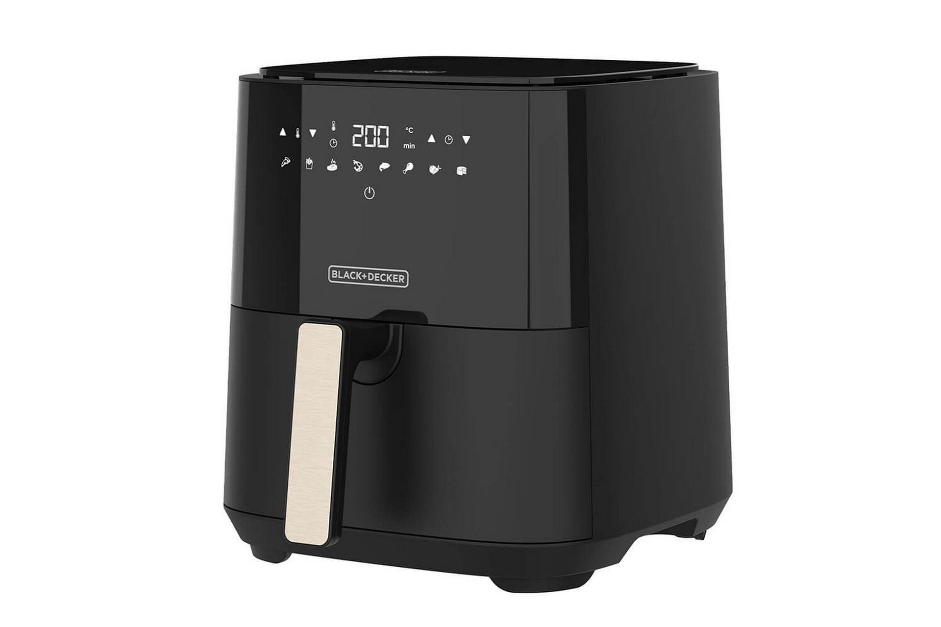 1450w Black+Decker Air Fryer Black+Decker 1450W 5L Sort - Husholdning | Trademax