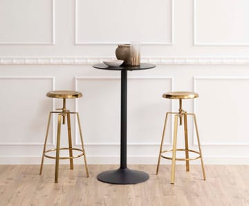 Barbord HOME4YOU Ibiza D60x105 cm sort ask - sort ask - Husholdning - Bar & vin - Barmøbler