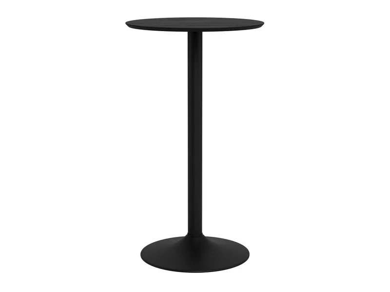 Barbord HOME4YOU Ibiza D60x105 cm sort ask, sort ask