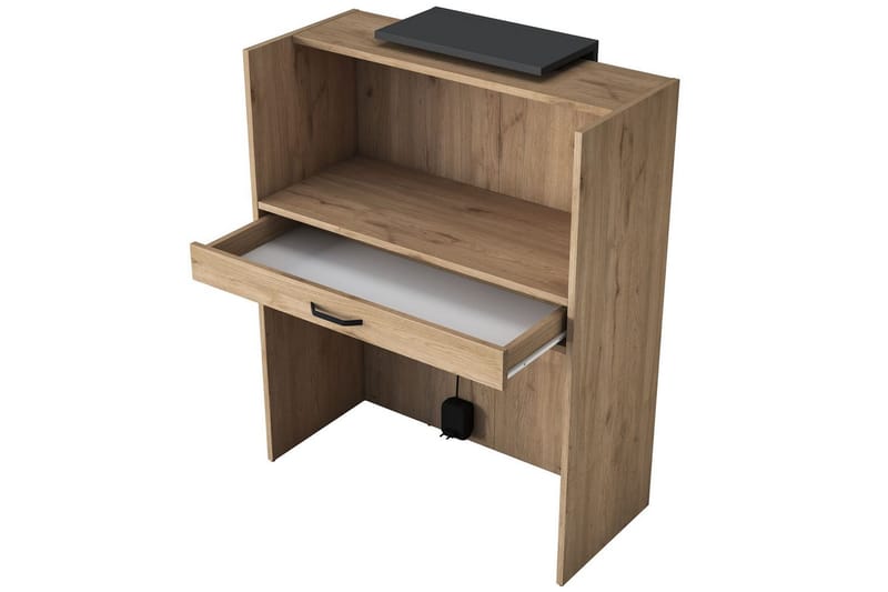 Thornmere Reception Desk - Rødbrunt træ/Antracit - Husholdning - Bar & vin - Barmøbler - Bardisk