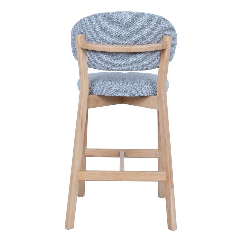 Barstol HOME4YOU Bless 106x40xh76 cm, Eg - grå - Husholdning - Bar & vin - Barmøbler