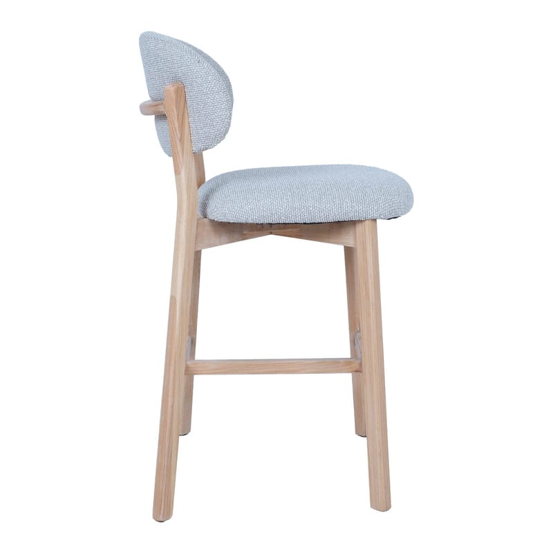 Barstol HOME4YOU Bless 180x40xh76 cm, Eg - lysegrå - Husholdning - Bar & vin - Barmøbler