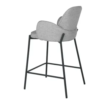 Barstol HOME4YOU Damen 158x40xh75 cm, Cappuccino - lysegrå - Husholdning - Bar & vin - Barmøbler