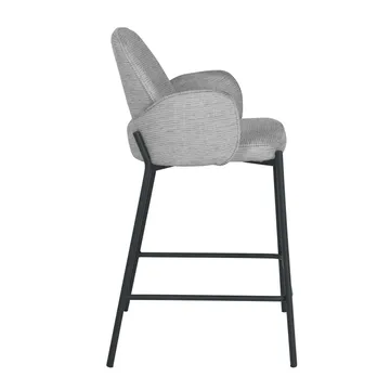 Barstol HOME4YOU Damen 158x40xh75 cm, Cappuccino - lysegrå - Husholdning - Bar & vin - Barmøbler