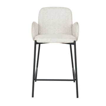 Barstol HOME4YOU Damen 80x40xh90 cm, Sort - lys beige - Husholdning - Bar & vin - Barmøbler