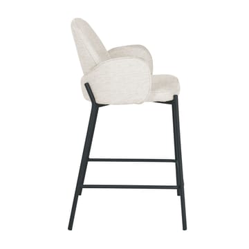 Barstol HOME4YOU Damen 80x40xh90 cm, Sort - lys beige - Husholdning - Bar & vin - Barmøbler