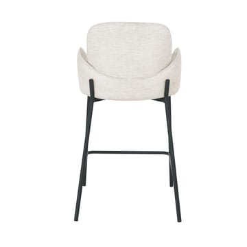 Barstol HOME4YOU Damen 80x40xh90 cm, Sort - lys beige - Husholdning - Bar & vin - Barmøbler