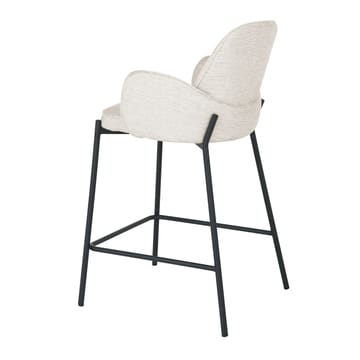 Barstol HOME4YOU Damen 80x40xh90 cm, Sort - lys beige - Husholdning - Bar & vin - Barmøbler