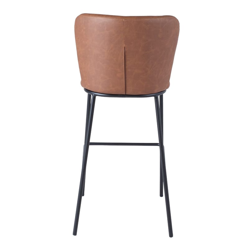 Barstol HOME4YOU Savoy 120x40xh75 cm, melamin med egetræsbark - lysebrun - Husholdning - Bar & vin - Barmøbler