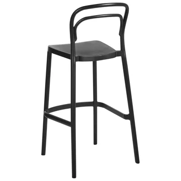 Barstol udendørs Porano - Sort - Husholdning - Bar & vin - Barmøbler