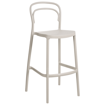 Barstol udendørs Porano - Beige - Husholdning - Bar & vin - Barmøbler