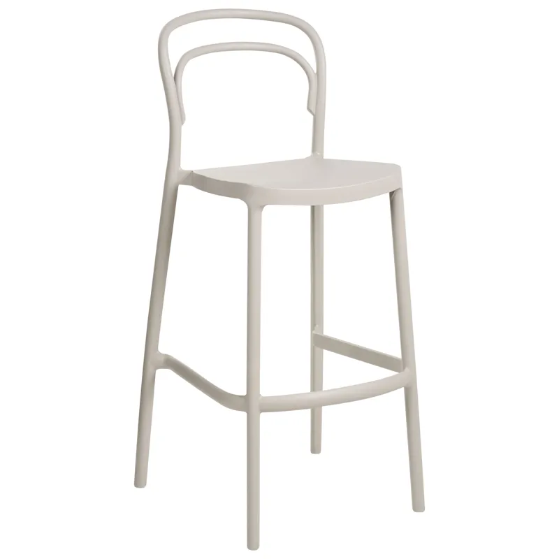 Barstol udendørs Porano - Beige - Husholdning - Bar & vin - Barmøbler