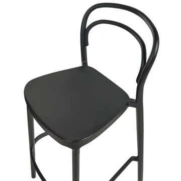 Barstol udendørs Porano - Sort - Husholdning - Bar & vin - Barmøbler