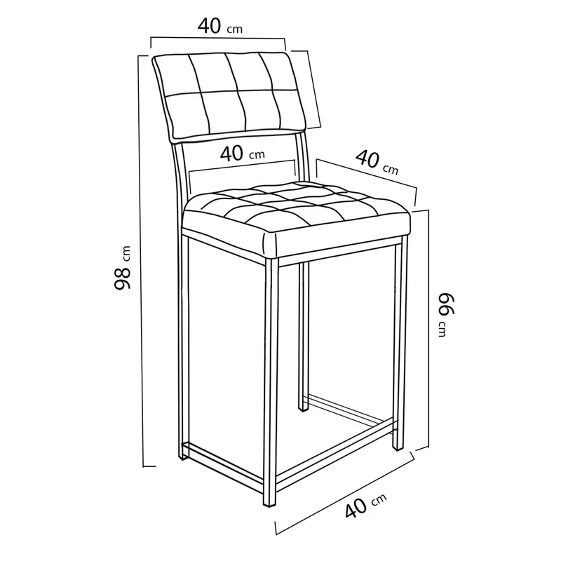 Cenanwesh barstol - Creme - Husholdning - Bar & vin - Barmøbler