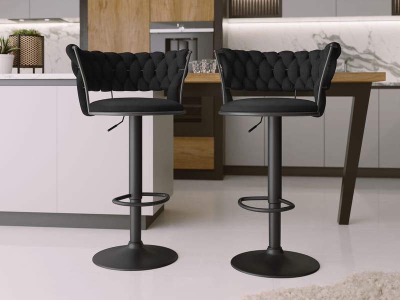 Garrick Barstol 76 cm 2-pak - Sort - Husholdning - Bar & vin - Barmøbler