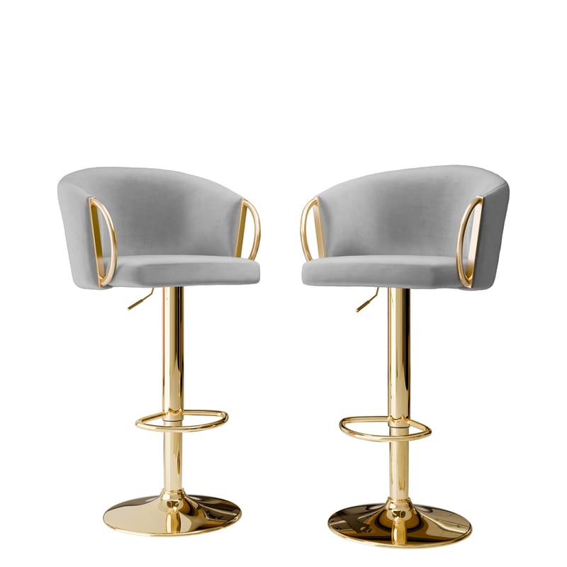 Garrick Barstol 84 cm 2-pak - Grå - Husholdning - Bar & vin - Barmøbler