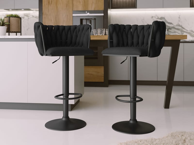 Garrick Barstol 85 cm 2-pak - Sort - Husholdning - Bar & vin - Barmøbler