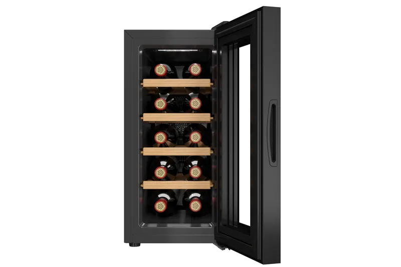 Vinkøler til 10 flasker med LED-belysning - Husholdning - Hvidevarer - Køleskabe & frysere - Køleksab - Vinkøler