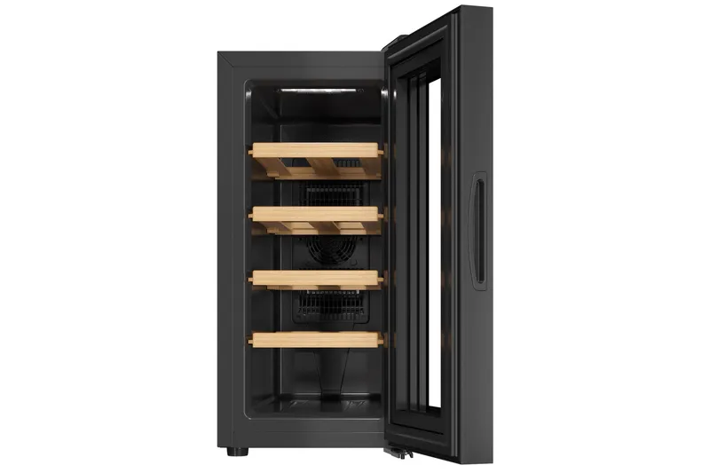 Vinkøler til 10 flasker med LED-belysning - Husholdning - Hvidevarer - Køleskabe & frysere - Køleksab - Vinkøler